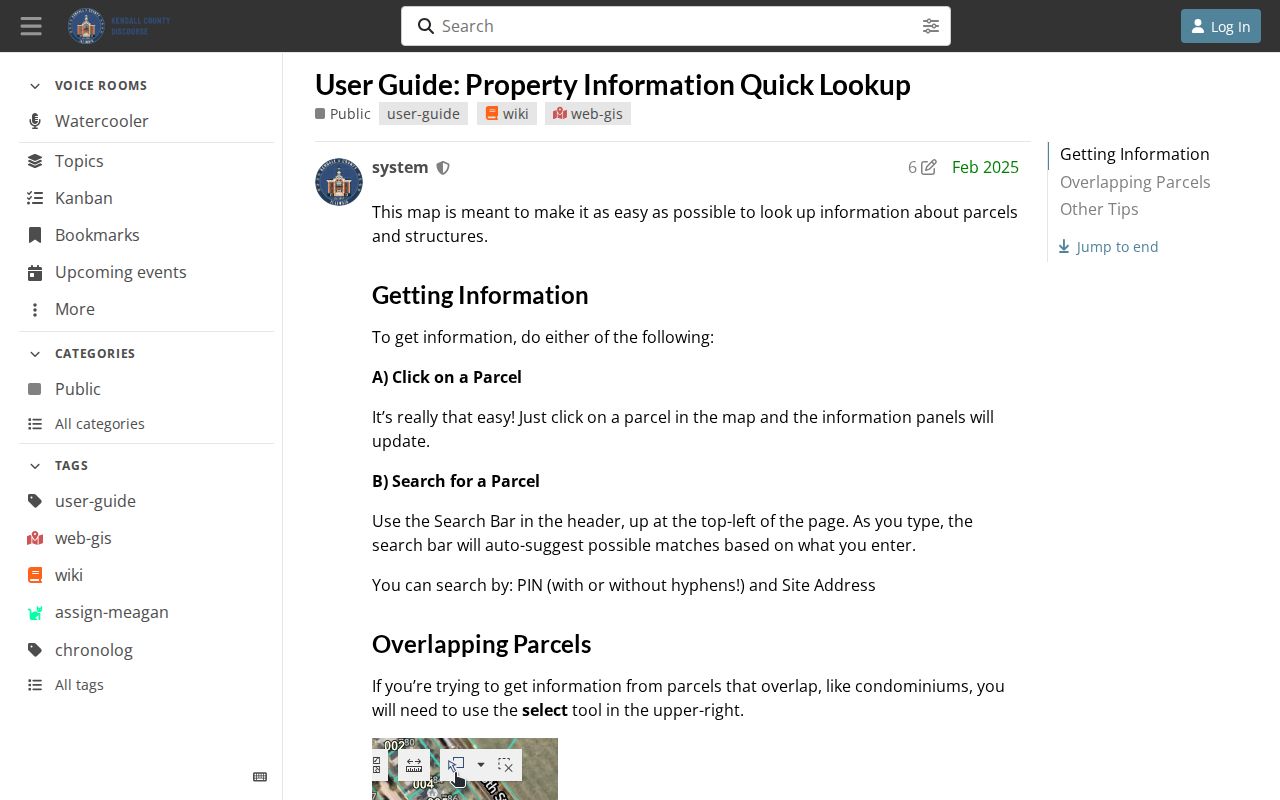 Plainfield neighbors lookup with the Kendall County parcel guide